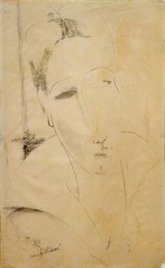 Hanka Zboroska af Amedeo Modigliani
