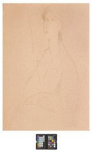 Hanks Zborowska med hænderne på skødet af Amedeo Modigliani