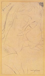 Hoved - Bairon af Amedeo Modigliani