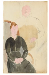 Husstanden, 1915 af Amedeo Modigliani