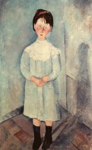 Den lille pige i blåt af Amedeo Modigliani
