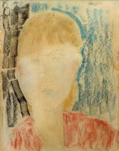 Den lyserøde bodice af Amedeo Modigliani