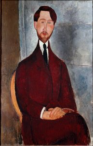 Leopold Zborowski - Portræt af Leopold Zborowski af Amedeo Modigliani