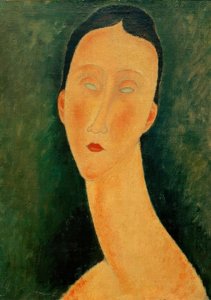 Portræt af en kvinde (Lunia) af Amedeo Modigliani