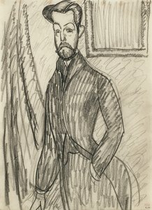 Portræt af Dr. Paul Alexandre (1881-1968) af Modigliani, Amedeo (1884-1920) af Amedeo Modigliani