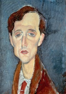 Portræt af Franz Hellens, 1919