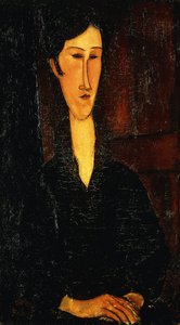 Portræt af Madam Zborowska; Riratto di Mne Zborowska, 1917 af Amedeo Modigliani