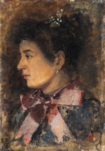 Portræt af Medea Taci af Amedeo Modigliani