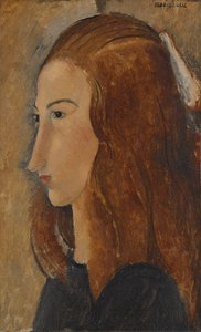 Portræt af en ung kvinde af Amedeo Modigliani