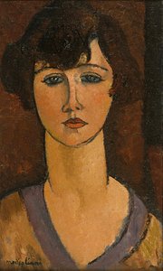 Portræt af Elisabeth Fuss-Amoré af Amedeo Modigliani
