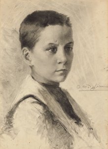 Selvportræt, 1899 af Amedeo Modigliani