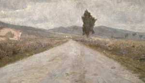 Den toscanske vej, ca. 1899 af Amedeo Modigliani