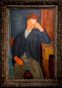 Den unge lærling, ca. 1918-19 (olie på lærred) af Amedeo Modigliani
