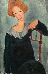 Kvinde med rødt hår af Amedeo Modigliani