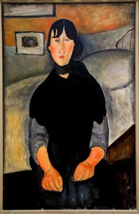 Ung kvinde af folket af Amedeo Modigliani