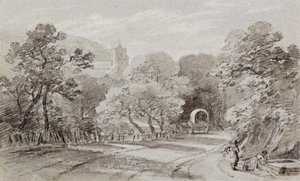 A Country Road, Hastings, ca. 1803 (kridt) af Amelia Long