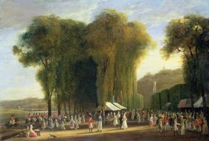 Jour de Fete ved St.Cloud: Britiske tropper på vagt, september 1815 (panel)