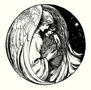 Titelsideillustration til Allegories af Frederic W Farrar (gravering) af Amelia M. (attr.to) Bowerley or Bauerle