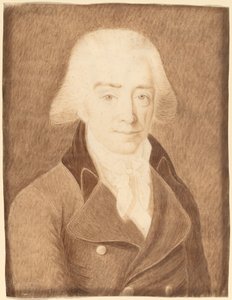 Mand i en stor frakke af American 18th Century or Possibly Joseph Badger