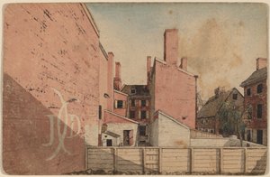 En udsigt fra et østvindue i det gamle sukkerhus, No.3 Norris