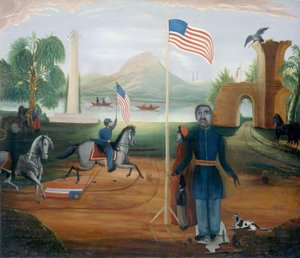 Allegori om frihed af American 19th Century