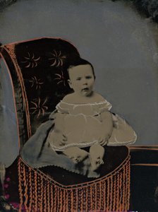 Portræt af en baby af American 19th Century
