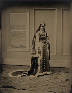 Portræt af en kvinde af American 19th Century