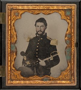 Sekondløjtnant Henry W. Hayden af American 19th Century