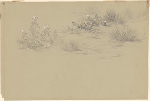 Blomstrende busk og ørkenplanter af American 19th Century after John Frederick Kensett