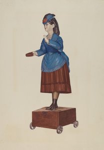 Cigarbutik figur af American 20th Century