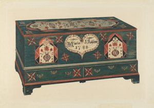 Dower kiste af American 20th Century