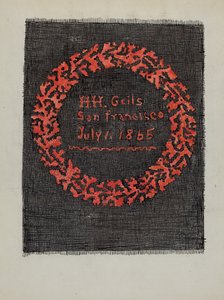 Broderier af American 20th Century