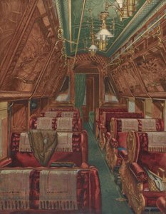 Interiør af Pullman Coach, 1888