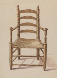 Ladder Back Stol af American 20th Century