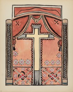 Plade 13: Design med kors: Fra porteføljen "Spanish Colonial Designs of New Mexico" af American 20th Century