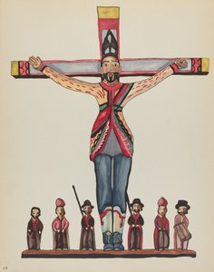 Plade 29: Saint Acacius: Fra Portfolio "Spanske koloniale designs i New Mexico" af American 20th Century