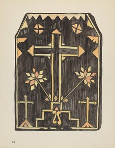 Plade 46: Straw Applique Design: Fra Portfolio "Spanish Colonial Designs of New Mexico" af American 20th Century