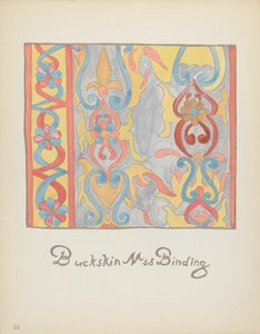 Plade 48: Buckskin Design: Fra Portfolio "Spanish Colonial Designs of New Mexico" af American 20th Century