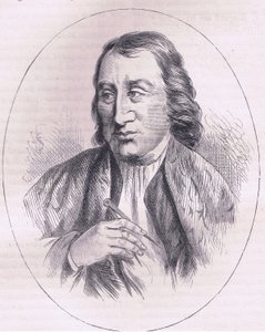 Samuel Adams, illustration fra Cassells History of the United States udgivet af Cassell, Petter & Galpin, ca. 1900 (litho) af American English school