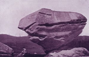 Balanced Rock, nær Pittsfield, Massachusetts (s/h-billede) af American Photographer (after)