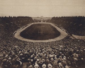 Californien: Los Angeles Coliseum (s/h foto) af American Photographer (after)