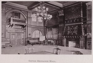 Cotton Exchange Hall (s/h foto) af American Photographer (after)
