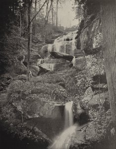 Fall Creek Cascade, North Carolina (s/h-billede) af American Photographer (after)