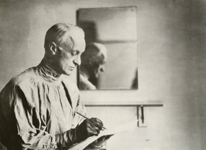 Harvey Cushing, neurokirurg, portræt (s/h foto) af American Photographer (after)