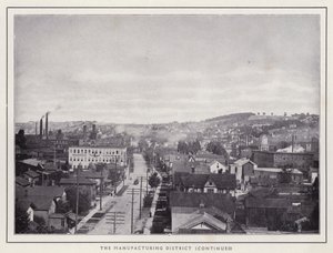 Jamestown, NY: The Manufacturing District (s/h-billede) af American Photographer (after)