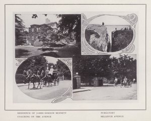 Newport, Rhode Island: James Gordon Bennetts opholdssted; skærsilden; Coaching på Alléen; Bellevue Avenue (s/h foto) af American Photographer (after)