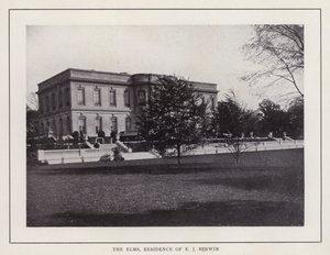 Newport, Rhode Island: The Elms, Residence of E J Berwin (s/h-billede) af American Photographer (after)