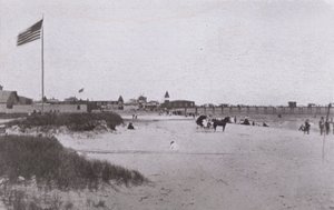 Old Orchard Beach, Maine: Strandscene (s/h-billede) af American Photographer (after)