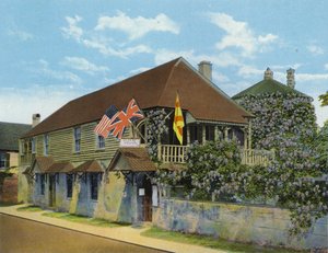 Ældste hus i USA, St Francis Street, St. Augustine, Florida (foto)