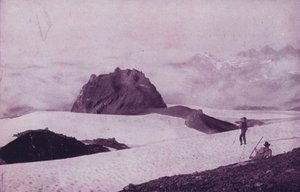 På toppen af Mount Tacoma, Washington (s/h foto) af American Photographer (after)